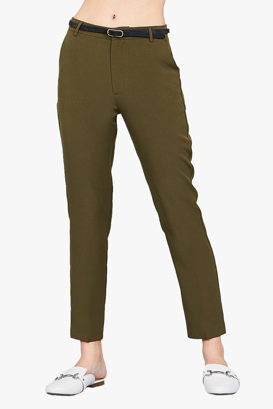 Classic Woven Pants W/belt