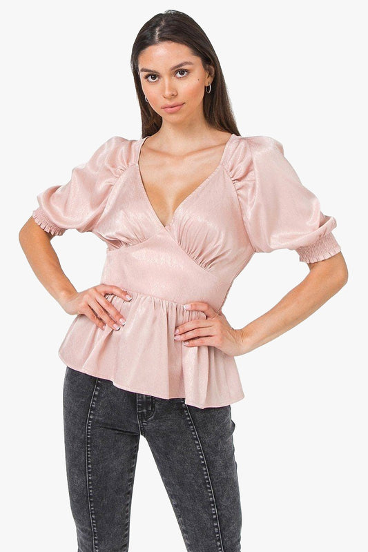 A Solid Sateen Top