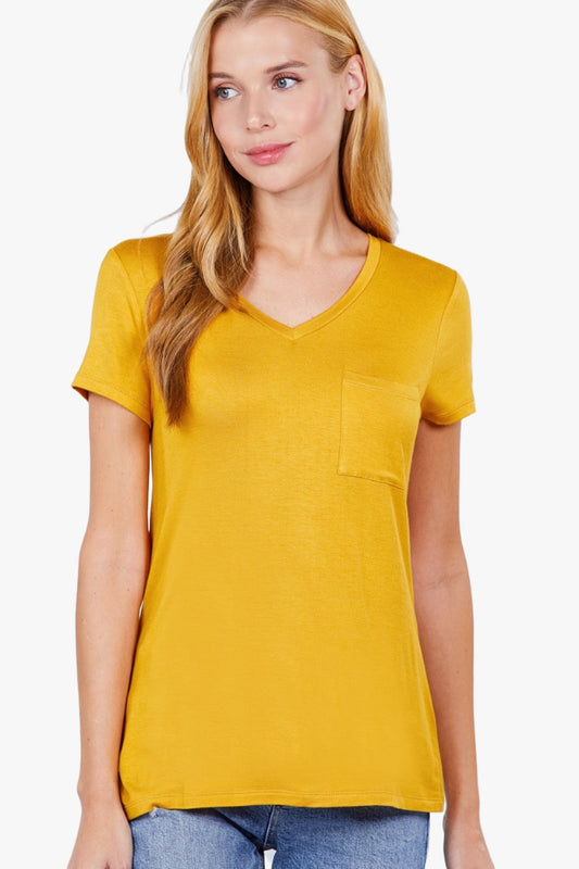 V-neck Rayon Jersey Top