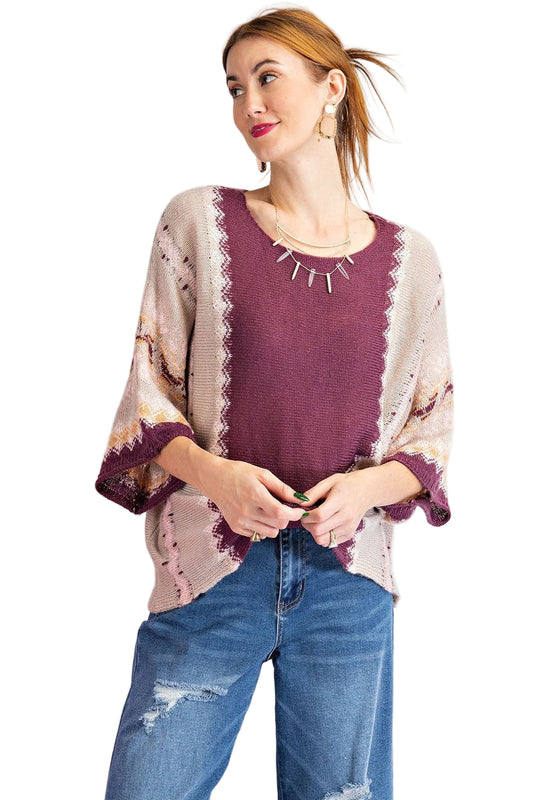 Multi Color Thread Sweater