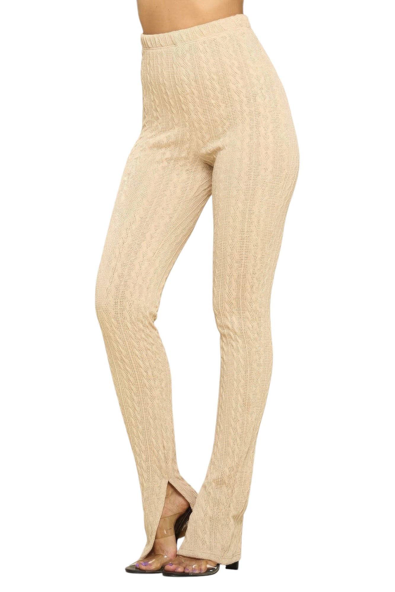 Knit High Rise Leggings