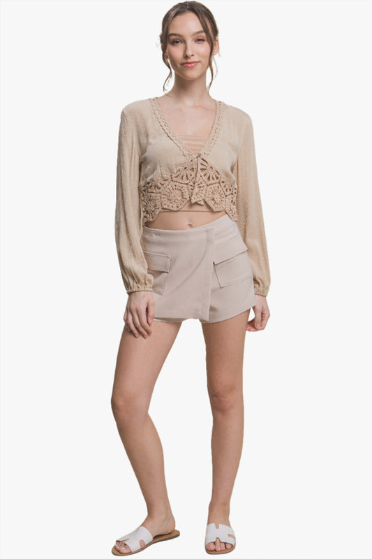 Vertigo Skorts With Cargo Pockets