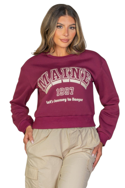 Graphic Drop Shoulder Sweatshirt