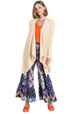 Soft Knit Long Sleeve Open Front Cardigan
