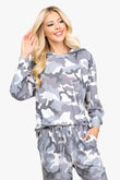 Army Camo French Terry Printed Hoodie