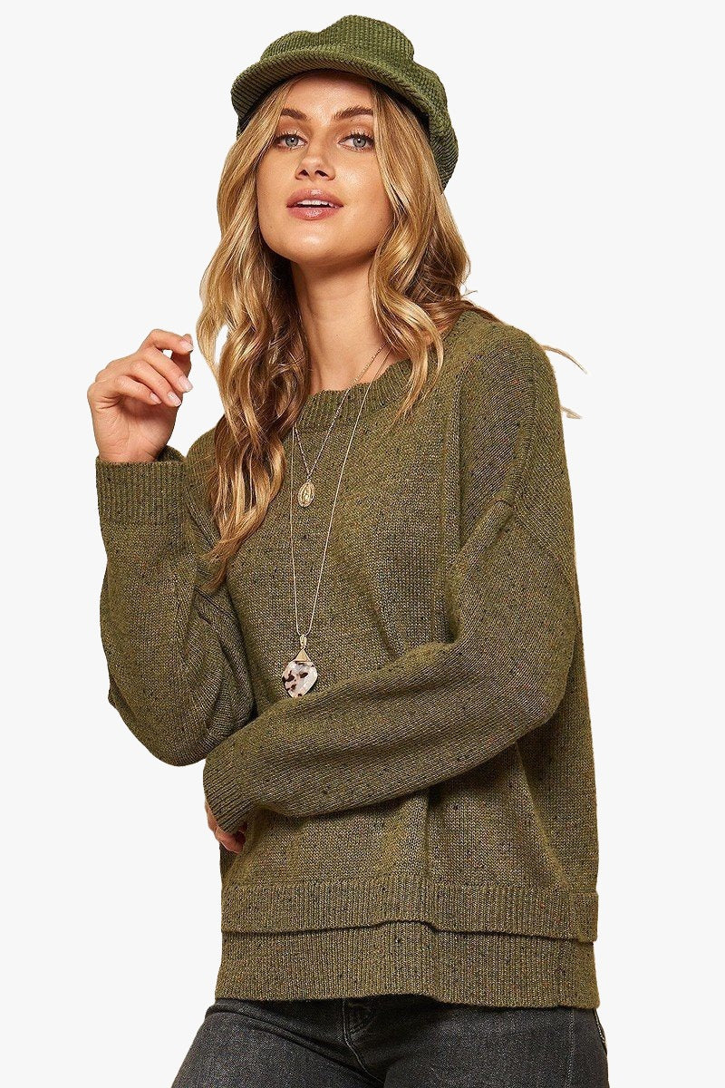 A Multicolor Knit Sweater