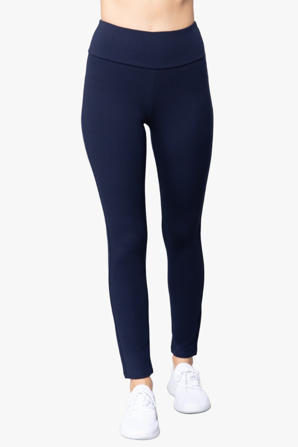 Waist Band Long Ponte Pants