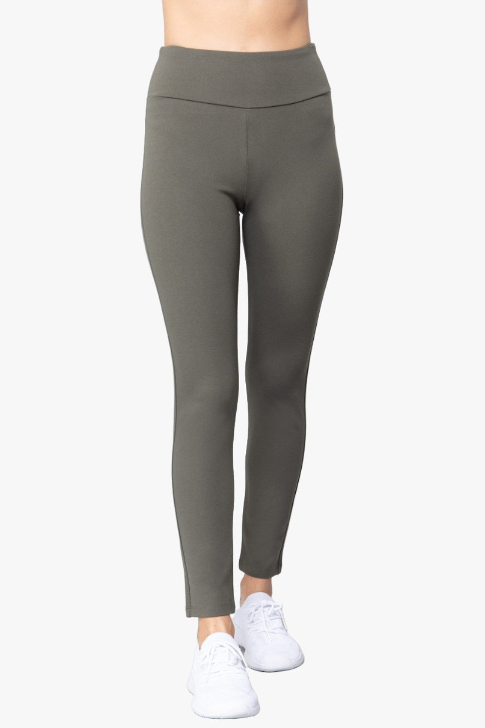 Waist Band Long Ponte Pants