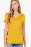 V-neck Rayon Jersey Top