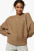 A Ribbed Knit Sweater