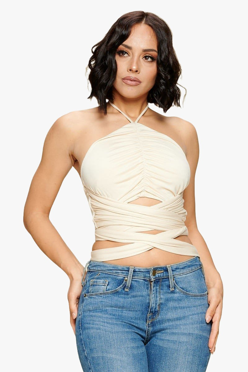 Crop Halter Top