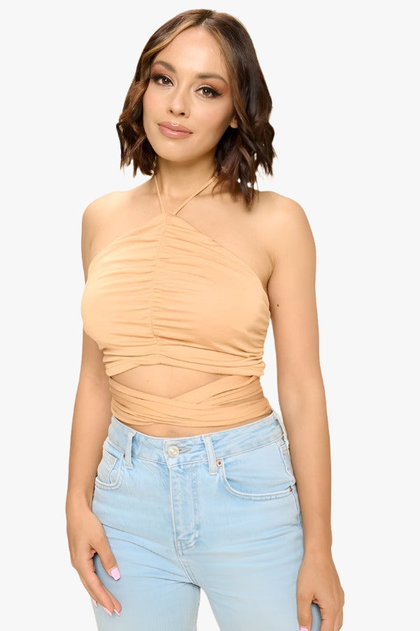 Crop Halter Top