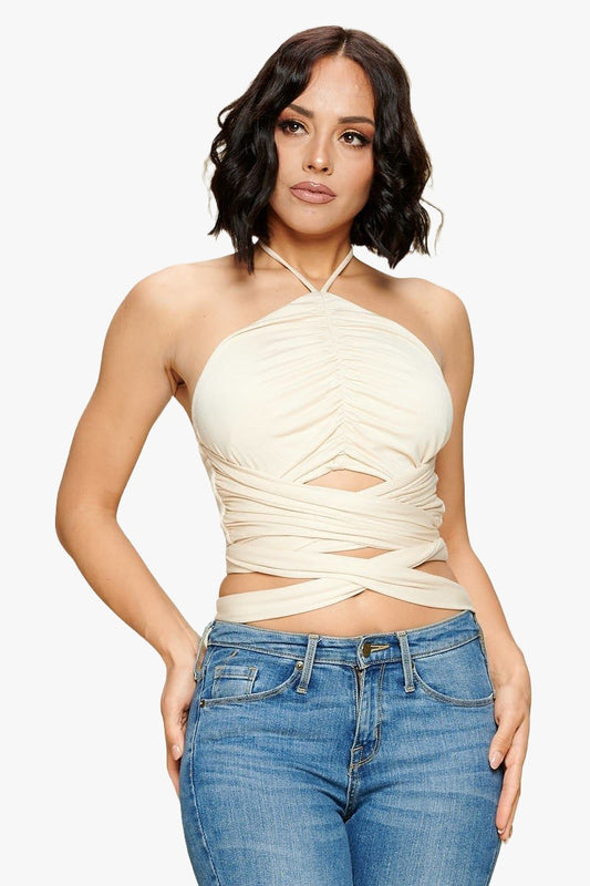Crop Halter Top