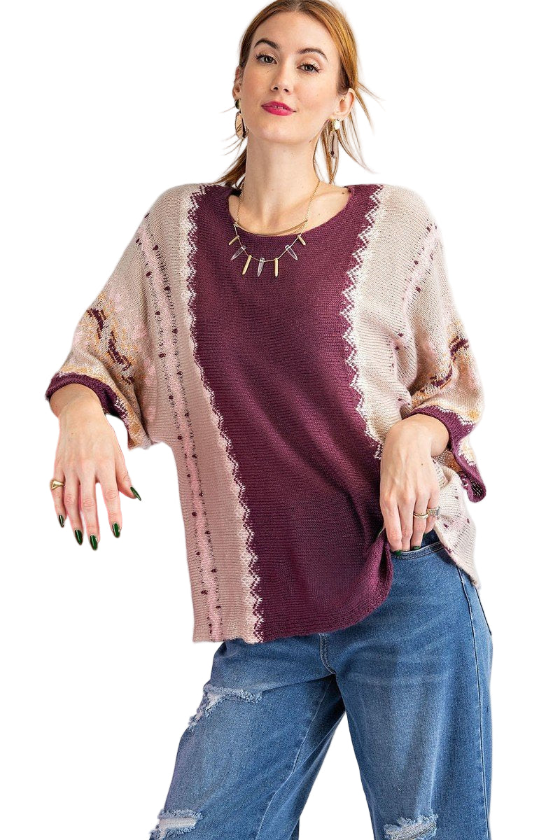 Multi Color Thread Sweater