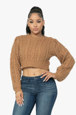 Cable Pullover Top