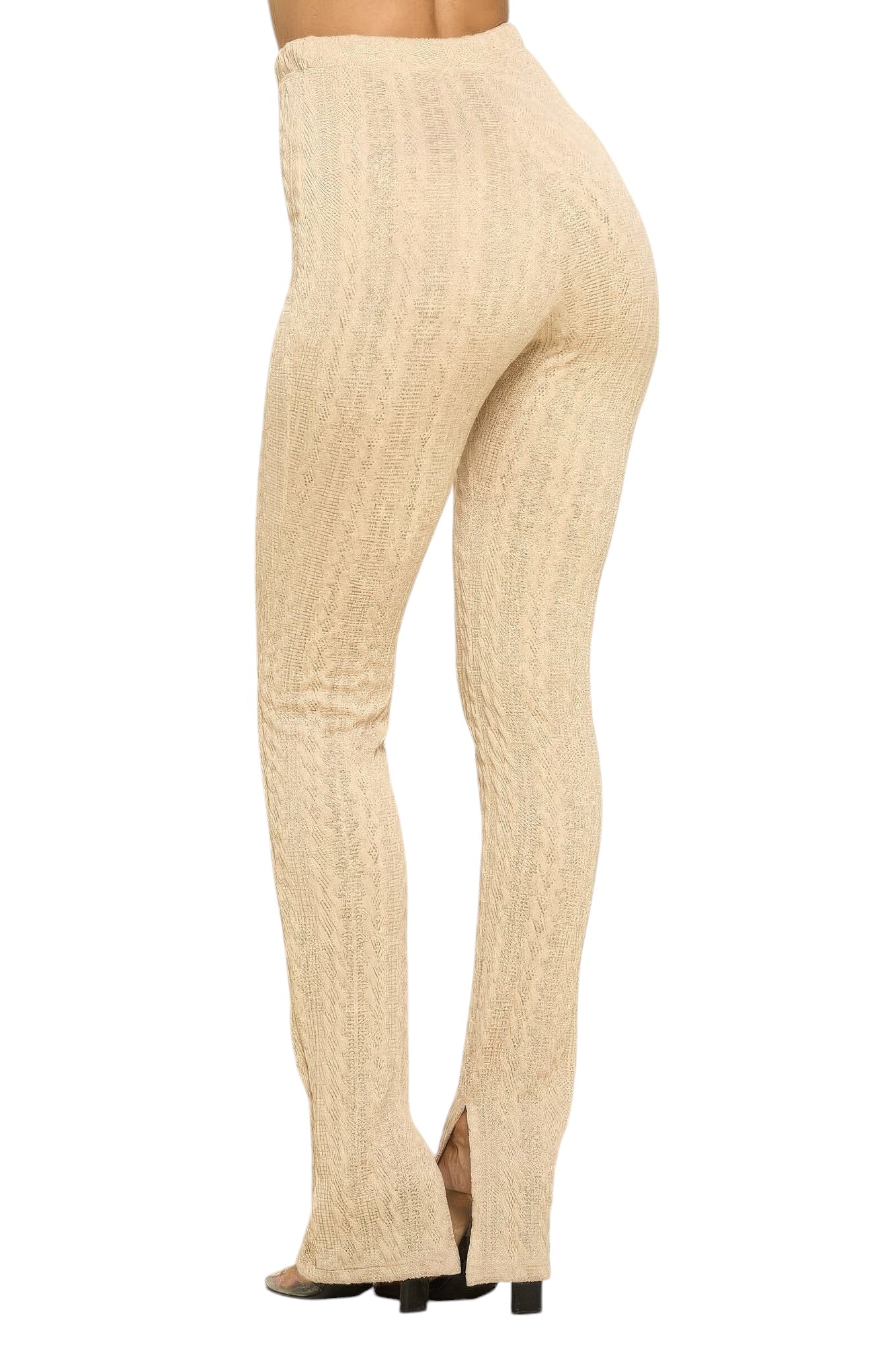 Knit High Rise Leggings