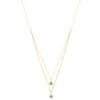 Double Star Crystal Layered Necklace