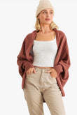Batwing Sleeve Open Front Cardigan
