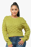 Checker Sweater Top