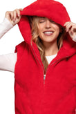 Hoodie Faux Fur Vest