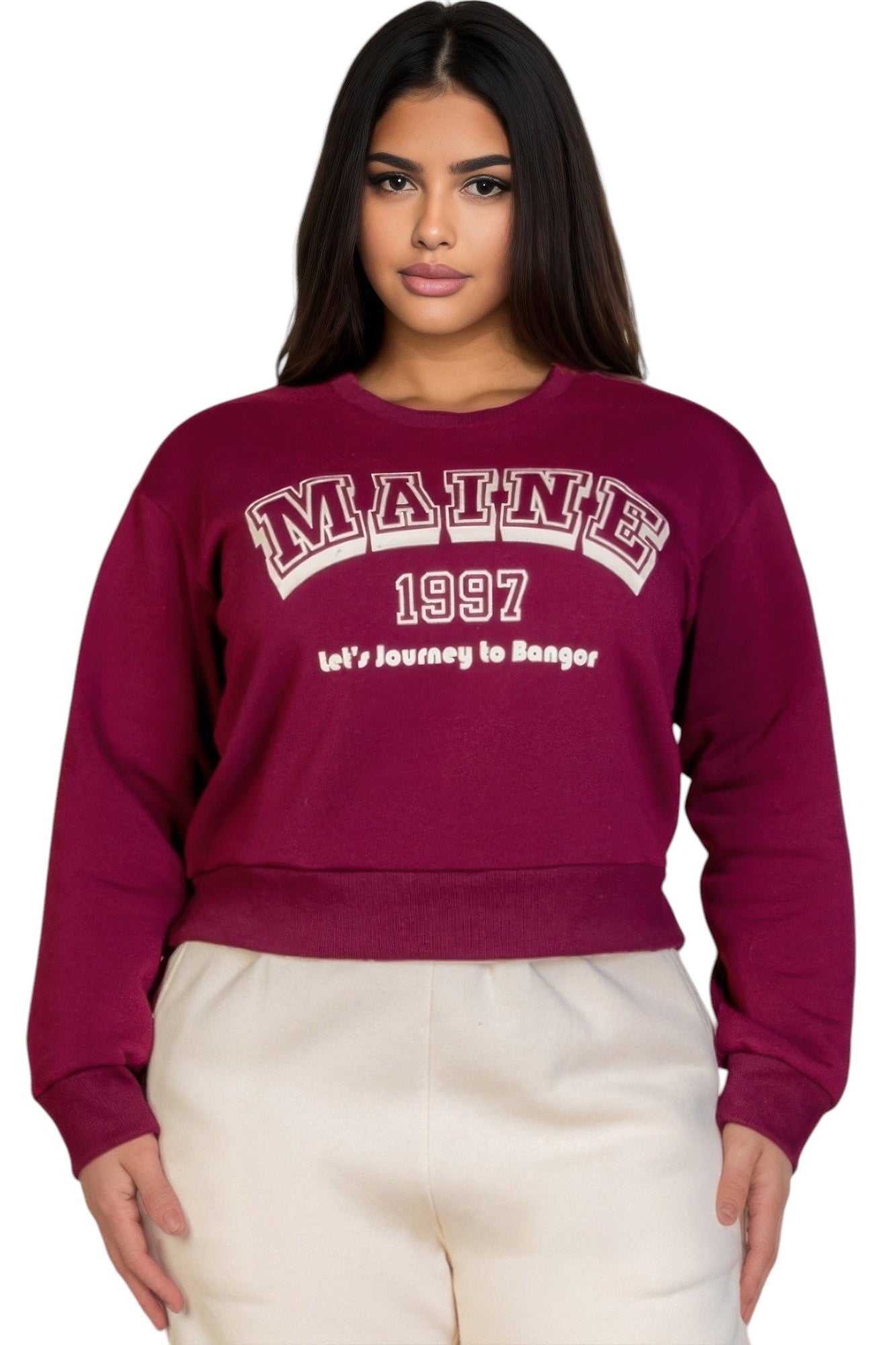 Plus Size Graphic Drop Shoulder Sweatshirt