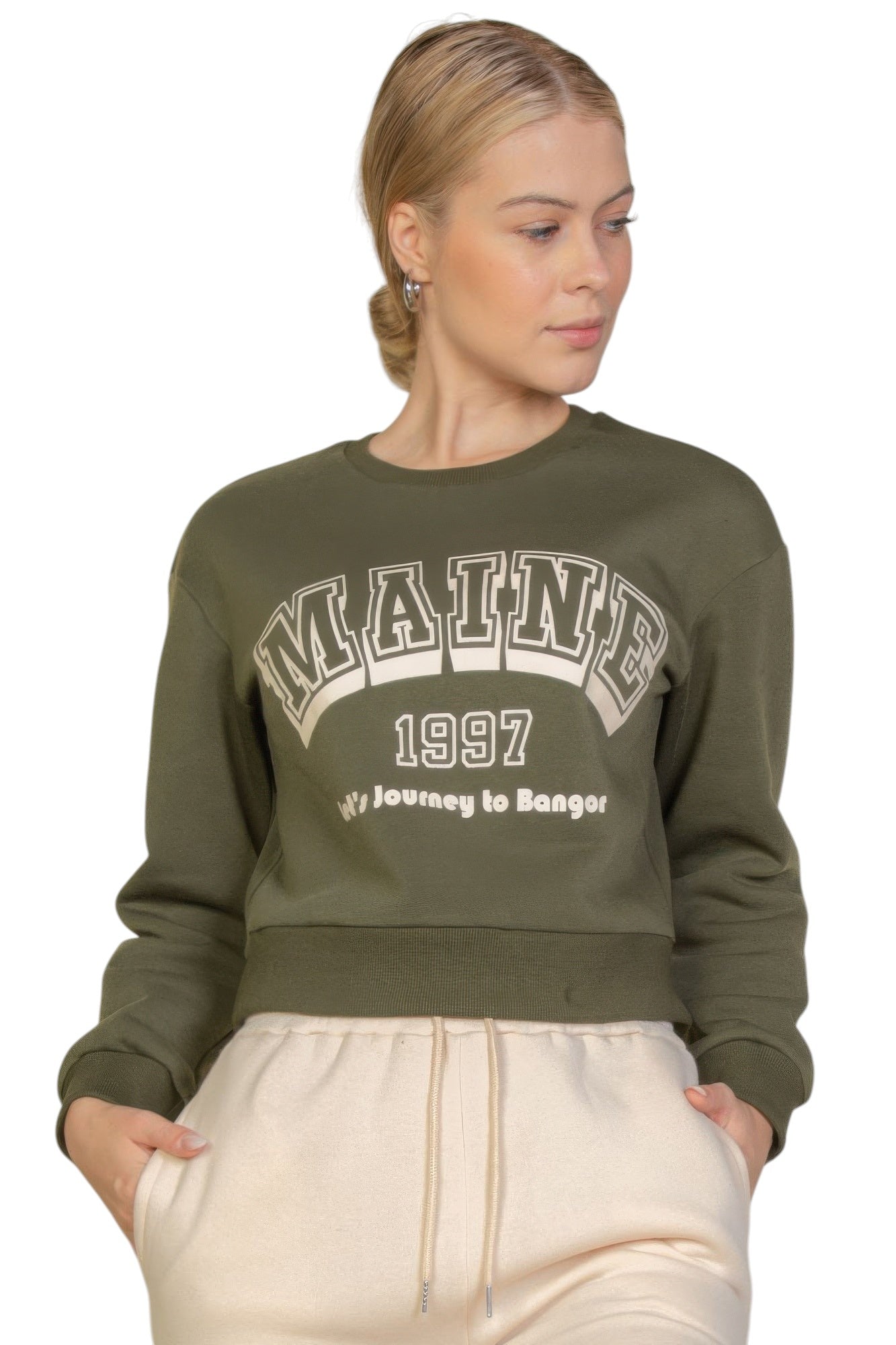 Graphic Drop Shoulder Sweatshirt