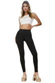 Solid High Waist Legging